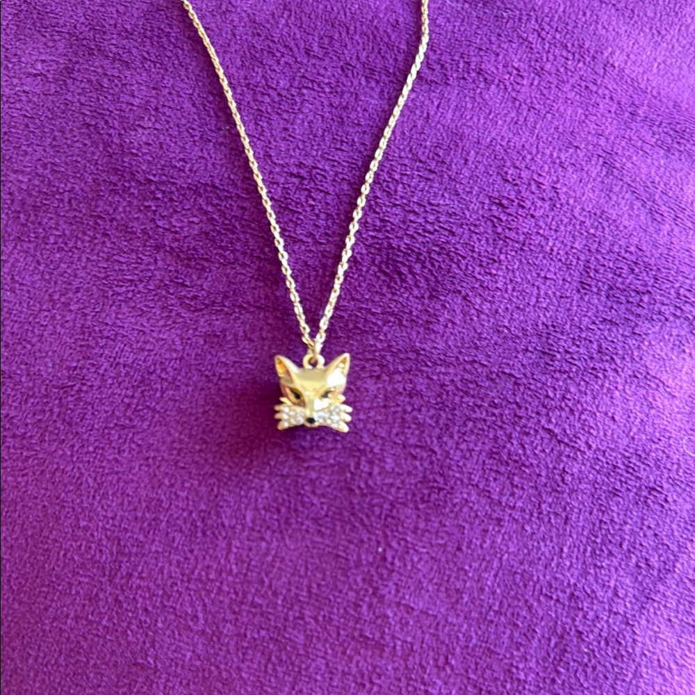 Kate Spade Gold Fox Necklace